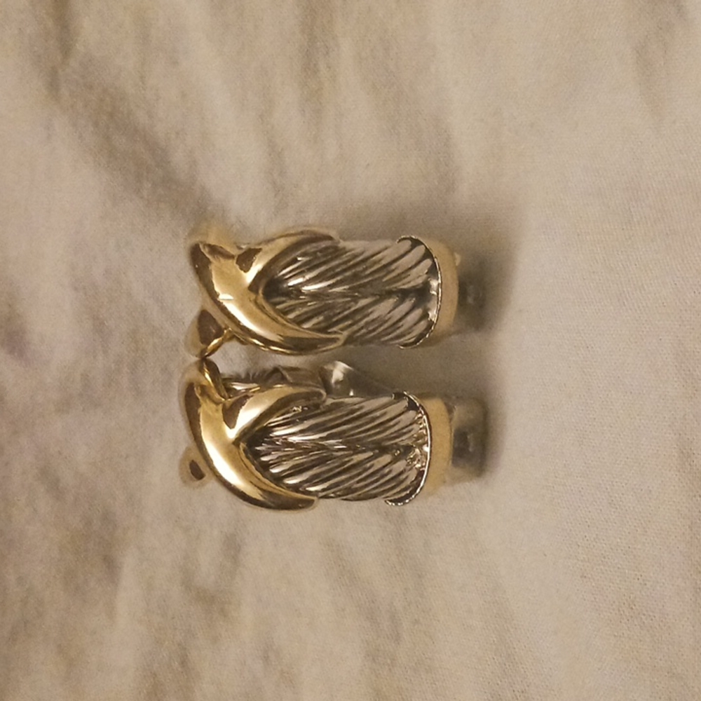 Silver & Gold Plated Earrings